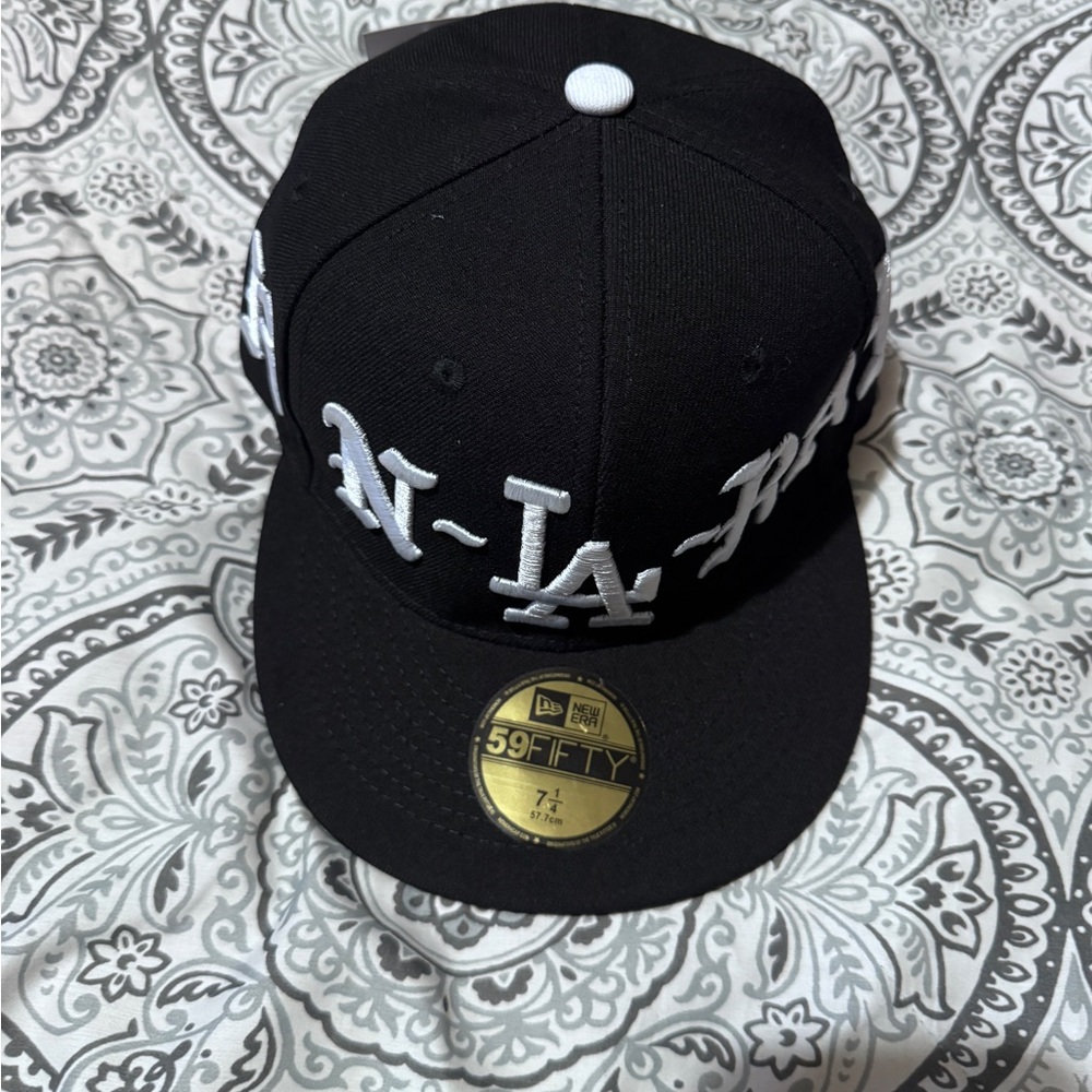 Black Cap with White Lettering - Picture 2 of 5